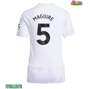 Manchester United Harry Maguire #5 Bortatröja Kvinnor 2025-26 Kortärmad